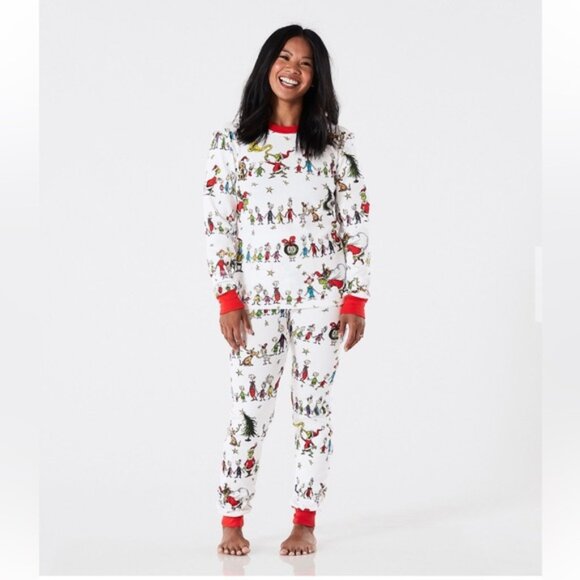 Pottery Barn Kids Other - Pottery barn Kids Adult Dr. Seuss's The Grinch™ Organic Cotton Pajama Set size S